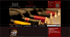 Desktop Screenshot of cavesdomaines.be