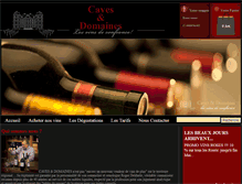 Tablet Screenshot of cavesdomaines.be